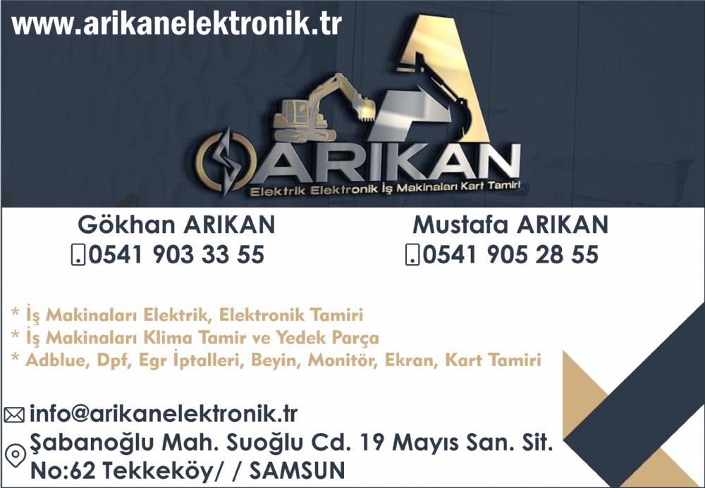 ARIKAN İŞ MAKİNALARI ELEKTRİK, ELEKTRONİK TEKKEKÖY