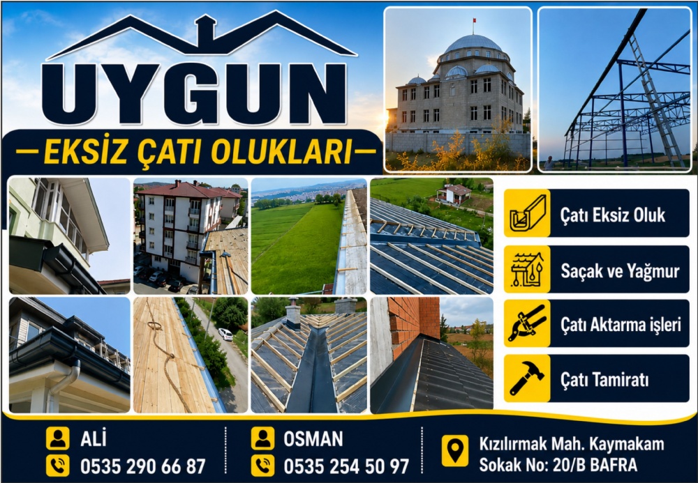 ALAÇAM, YAKAKENT UYGUN EKSİZ ÇATI OLUK