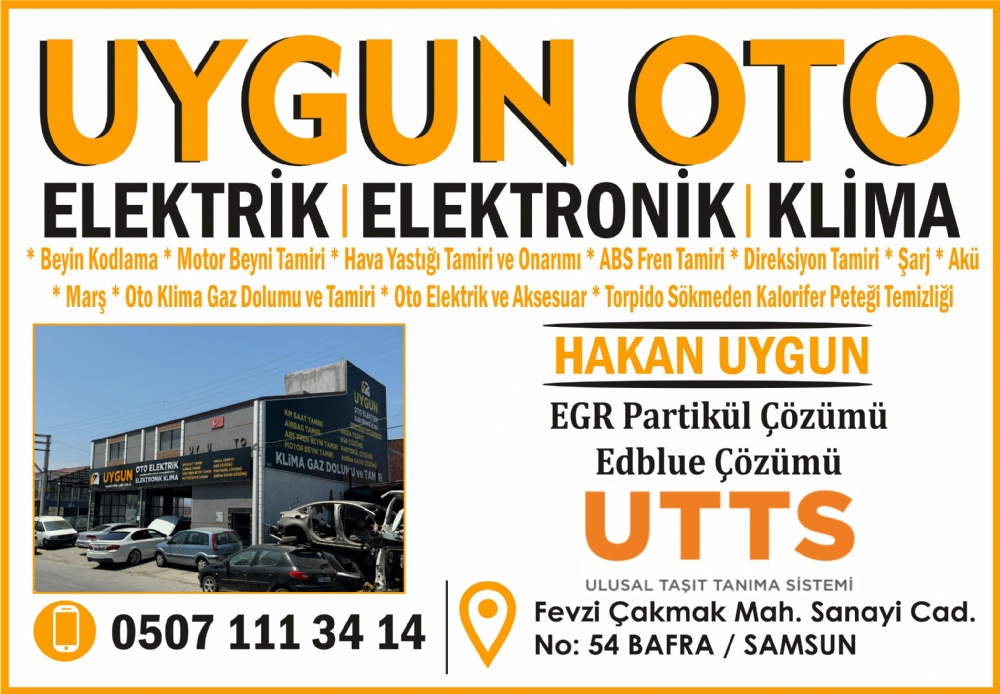 ALAÇAM, YAKAKENT UYGUN OTO ELEKTRİK, ELEKTRONİK